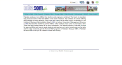 Desktop Screenshot of mba.com.pk