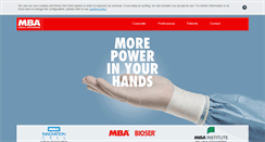 Desktop Screenshot of mba.eu