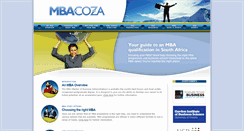 Desktop Screenshot of mba.co.za