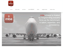 Tablet Screenshot of mba.aero
